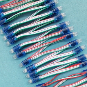 チャンネル文字LEDピクセルライトモジュールDC5V 0.3W RGB用のLED露出ライトストリング (WS2811ではなくRGBのみ、ICはプログラムできません) - Product Image 1