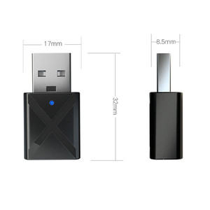 USB蓝牙发射器接收器2合1无线音频适配器蓝牙5.0电视电脑等 - Product Image 4