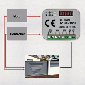 Garagentor Fernbedienung Empfänger RX MULTI Empfänger für 868,3 MHz 434MHz Sender - Product Image 3