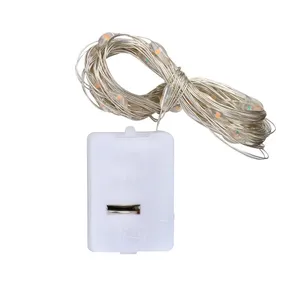 LR44 Wasserdichte batterie betriebene Mini-LED-Kupferdraht-Lichterketten