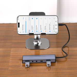 热卖usb-c至USB 3.0*2适配器，带数据传输和音频，用于麦克风和耳机USB C至5 En 1适配器有现货 - Product Image 3