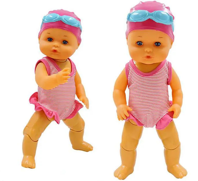 LEMONインタラクティブキッズ水泳おもちゃミニ人形ベビーモペット水泳人形ビニールおもちゃノベルティ2022男の子と女の子のための
