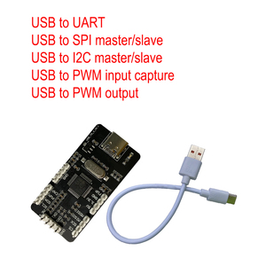 USB_TO_XデバッグUSB-SPIホストI2Cスレーブ7ビット10ビットアドレスIICシリアルUART周波数PWM出力入力キャプチャ - Product Image 4