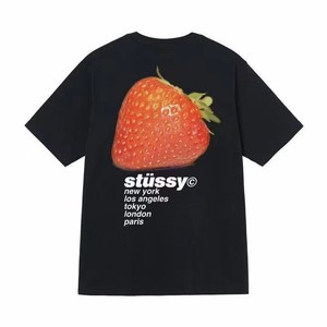 Per 2025 Stussy uomo di alta qualità da donna 230g manica corta estate t-shirt Casual a tre etichette nuovo Design stampa digitale - Product Image 3