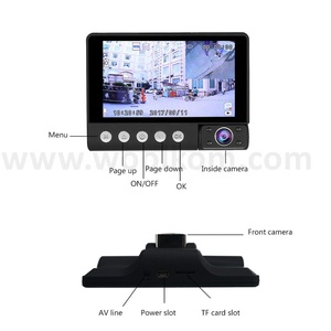 Car Video Recorder <strong>Camera</strong> 4inch Full HD 1080P Vehicle Three Way Video Recorder <strong>with</strong> Rearview <strong>Camera</strong> G-<strong>sensor</strong> Dash Cam for Cars - Product Image 3