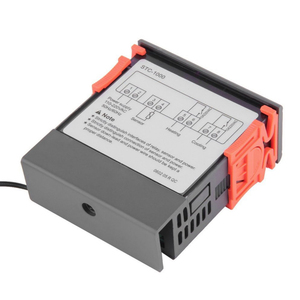 Igital-controlador de temperatura para el hogar, dispositivo electrónico de 110V 12V a prueba de agua, Ensor de alimentación