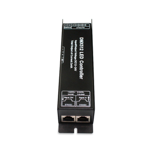 Hot Selling 12V 192W Digital Display RGB <strong>Controller</strong> RJ45 3 Channel 3CH RGB DMX512 DMX Decoder for KTV Bar Lighting - Product Image 6