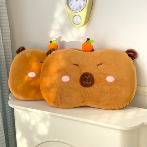 2025 Mới Hiện Đại Mềm Mại Thoải Mái <span class=keywords><strong>Fluff</strong></span> Dễ Thương Phim Hoạt Hình Động Vật Thiết Kế Bộ Nhớ Bọt Mèo Bụng Gối Xách Tay Thoáng Khí Trẻ Em Trẻ Em - Product Image 4