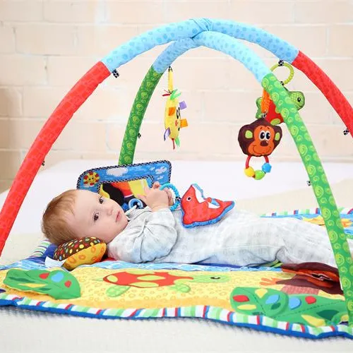 New Arrival Round Baby Play Gym Eco-friendly Baby Kids Play Mat Baby Crawling Pad Sports Toy 98*98*50cm 58*8.5*67cm Color Box