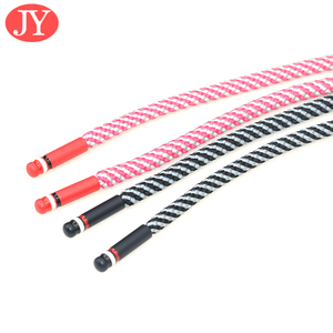 Pink and White twist custom hoodie draw cord hoodi <strong>string</strong> custom hoodie drawcord <strong>strings</strong> - Product Image 2