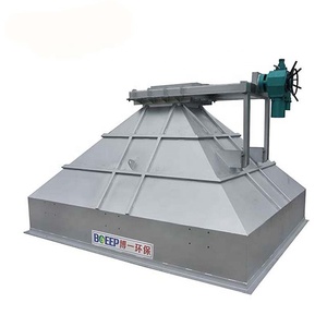 Contenedor de tolva de descarga de metal, Cubo de almacenamiento de material de agregado de carga automática, en venta - Product Image 1