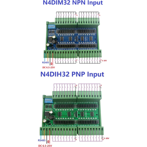 N4DIH32 DC 12V 24v可编程控制器开关数量采集板32ch PNP NPN隔离数字输入RS485 Modbus Rtu控制器 - Product Image 6