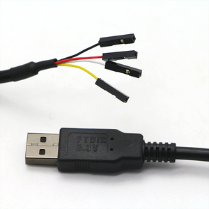 Yüksek kalite PVC usb telefon adapte WIN10 FTDI yonga seti USB TTL 232R 5V 3V 3 seri adaptör 4P kablo ahududu Pi için akıllı saat