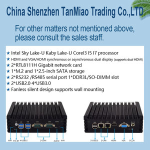<strong>I3</strong> <strong>I5</strong> <strong>I7</strong> Box <strong>Computer</strong> Rugged Fanless Industrial <strong>Embedded</strong> Linux Win Mini Pcs - Product Image 4