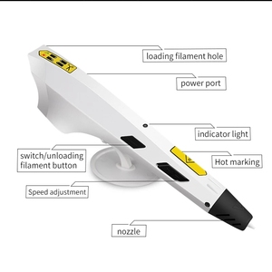 3Dเครื่องพิมพ์Pen LED DIYปากกาPLA Filamentของเล่นของขวัญ3สี9M/ม้วนPLA/PCLสำหรับเด็กDrawing Design Stift - Product Image 3