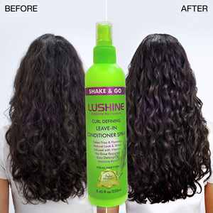 Lushine Rosemary Olive Light Hold Easy Detangling Curl <strong>Defining</strong> <strong>Leave</strong> in Hair Conditioner Spray for Woman - Product Image 3