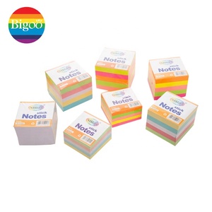 Bloc de notas adhesivas con almohadillas de escritura personalizadas, en caja de pvc para oficina o promoción