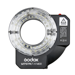 Godox AR400 400W Li-ion Battery LCD Panel Powerful <strong>Macro</strong> LED Ring <strong>Flash</strong> Speedlite Video Light Kit for <strong>Camera</strong> DSLR