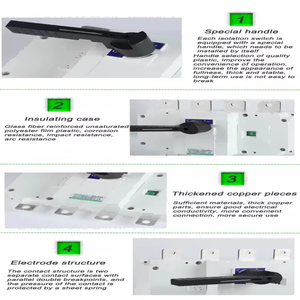 Good Quality 250a Disconnect <strong>Switch</strong> Load Break Isolator Single Phase Safety 3 3p Manual Change Over Load Isolator <strong>Switch</strong> - Product Image 4