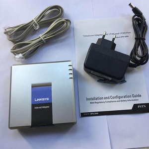 Linksys SPA3000/SPA 3000 具有 1 个 FXS 和 1 个 FXO 的 VOIP 电话适配器 - Product Image 2