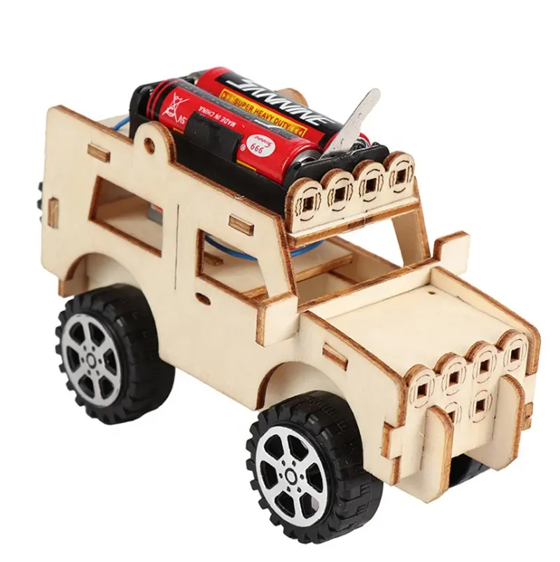 DIY Robot Mini Powered Toy Car Kit Moving Shape Toy Educational Teaching Hobby Car Kit Toy