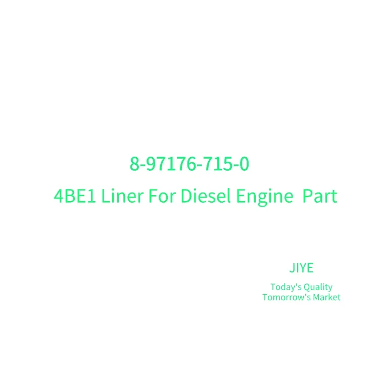 Para Isuzu 4BE1 Cilindro Liner 8-97176-715-0/8-97176-716-0/8-97176-717-0/8-97176-718-0/8-97176-719-0/8-97176-720-0/8-97176-721-0
