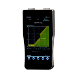 Probador de temperatura de color del espectrómetro de índice estroboscópico de luz azul HP350BF con software de computadora