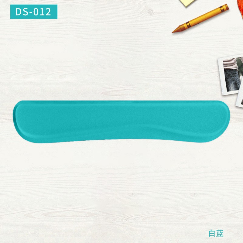 Sky blue long wrist rest