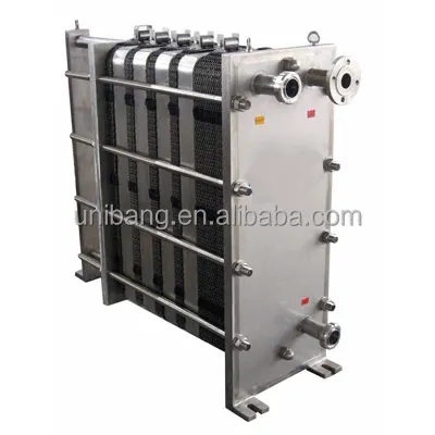 Intercambiador de calor de placa de leche Intercambiador de calefacción de placa Enfriador PHE Intercambiador de calefacción de productos lácteos