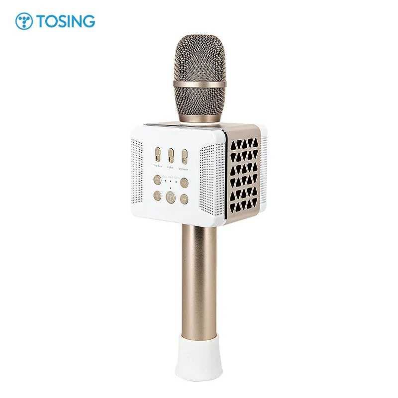 Christmas Gift for Adult Karaoke Machine Tosing 016 wireless blue tooth microphone 20W Power Speaker Bass/Treble boosted