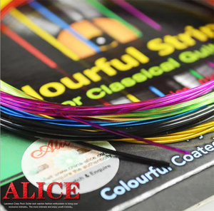Gran oferta Alice A107C, juego de 6 cuerdas, cuerdas de guitarra clásica, cuerdas de guitarra de nailon coloridas para guitarra clásica - Product Image 6