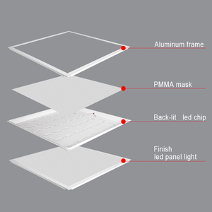Yüksek kaliteli 2X4FT ticari mühendislik Panel AYDINLATMA Modern tasarım SMD2835 ışık kaynağı ile 595*595 LED aydınlatmalı Panel - Product Image 1