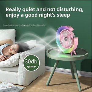 Colorful Portable USB Rechargeable Desktop Fan USB &amp; Manual Power <strong>Source</strong> for Students &amp; Home Camping Air Cooling <strong>Function</strong> - Product Image 4