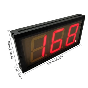 Contatore di giorno dell'esposizione di LED dell'orologio di pugilato del temporizzatore di conto alla rovescia di luminosità superiore di 3 cifre da 4 pollici - Product Image 2