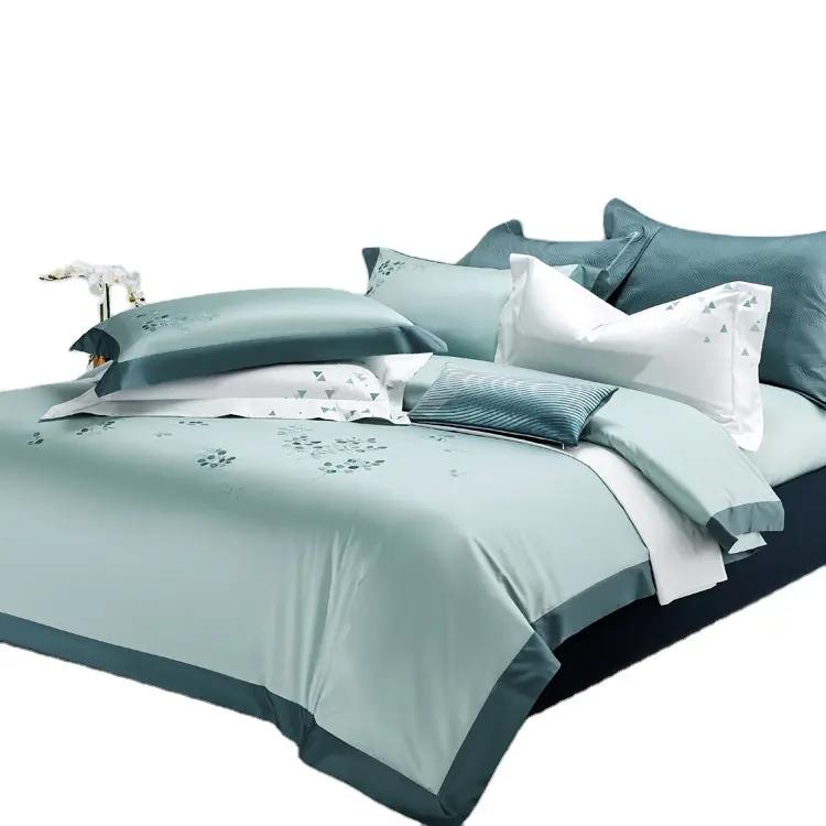 Otel % 100% pamuk yatak takımları lüks seladonlar güzellik uzun elyaf pamuklu yatak yorgan