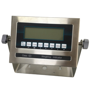 <span class=keywords><strong>LCD</strong></span>/LED <span class=keywords><strong>Display</strong></span> Indicador De Escala De Aço Inoxidável Pesando RS232