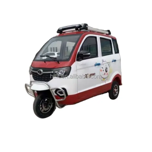 3 Wheel New Solar Panel Cars Mini Electric Car 3 Seater Tricycle Motorcycle