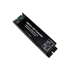 Bán hàng trực tiếp 4A LED dimmer điều khiển hiển thị kỹ thuật số 12V 24V RGB RGBW DMX512 Bộ giải mã điều khiển từ xa Led điều khiển 3 năm - Product Image 1