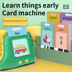 Herramienta educativa para edades tempranas para niños, máquina de tarjetas cognitivas, máquina de aprendizaje de idiomas de voz para niños pequeños - Product Image 2