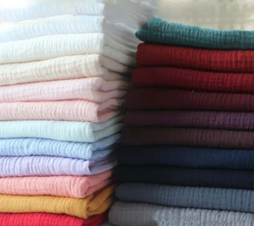 Оптовая продажа, детское одеяло для пеленания, хлопковая муслиновая ткань с двойной Марлей