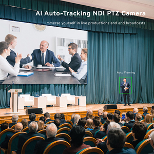 Auto Tracking 3 pezzi fotocamera e 1 Controller per tastiera NDI Conference Bundle 30x Zoom <span class=keywords><strong>IP</strong></span> PTZ sistema di conferenza fotocamera - Product Image 5
