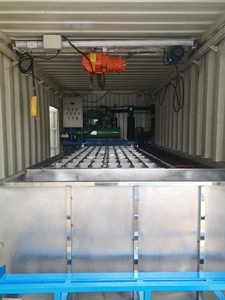 Industria de diseño en contenedores Máquina para hacer bloques de hielo de 1 tonelada Máquina para hacer bloques de hielo de 5 10 toneladas