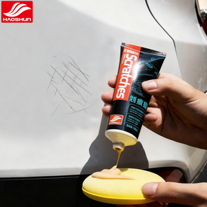 Haoshun 100ml bề mặt xe <span class=keywords><strong>Scratch</strong></span> <span class=keywords><strong>Remover</strong></span> sáp Sáp làm sạch và đánh bóng bảo vệ bao bì nhựa 96 cái/ctn - Product Image 4