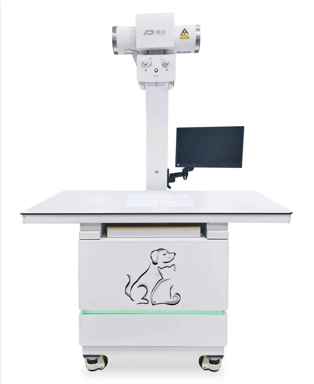 Machine numérique à rayons X d'instrument vétérinaire à haute fréquence Portable Type de lit vétérinaire DR stationnaire Scanner de Machine à rayons X DR