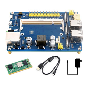 Scheda IO del modulo di calcolo Waveshare con funzione PoE, scheda di Breakout composita per lo sviluppo con Raspberry Pi CM4S/CM3 CM4S08032 - Product Image 1