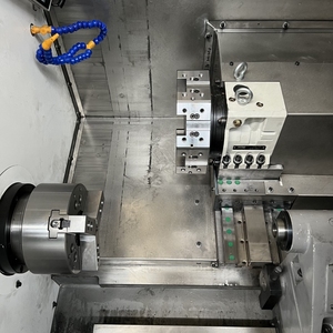 Torno CNC de eje X y eje Z, máquina de torneado, herramienta de vida, torno cnc de 2 ejes con sistema de control FANUC - Product Image 6