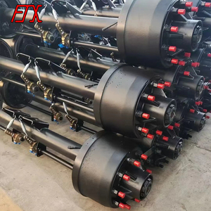 Gốc Trung Quốc Bán Trailer 20T Trục Lắp Ráp 13ton 16ton Mỹ Phong Cách Trailer Trục Cho Bán - Product Image 4