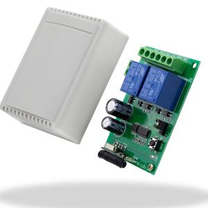 2CH <strong>Wireless</strong> Remote <strong>Control</strong> <strong>Relay</strong> Receiver Switch Module DC12V <strong>Wireless</strong> Switch Toggle <strong>Relay</strong> Plastic <strong>Wireless</strong> Transmitter Remote - Product Image 4