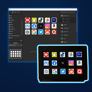 15-<strong>key</strong> Customizable Multifunctional Game <strong>Keyboard</strong> Fully Customizable LCD <strong>Keyboard</strong> Like Stream Deck - Product Image 2