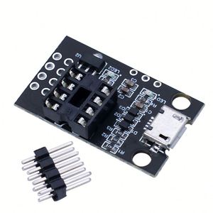ATtiny13A / ATtiny25 / ATtiny45 / ATtiny85 Pluggable ATTINY programmazione di sviluppo a bordo nudo - Product Image 2